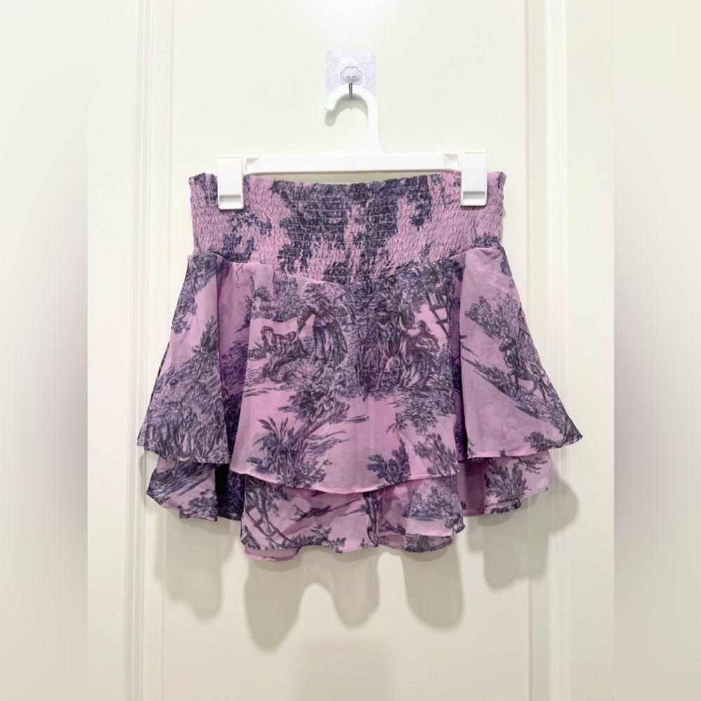 URBAN OUTFITTERS Ciara Flowy Printed Skort - Picture 3 of 7